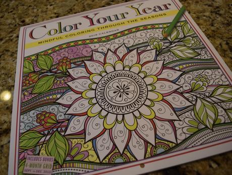 2016 Adult Coloring Calendar, Color Your Year