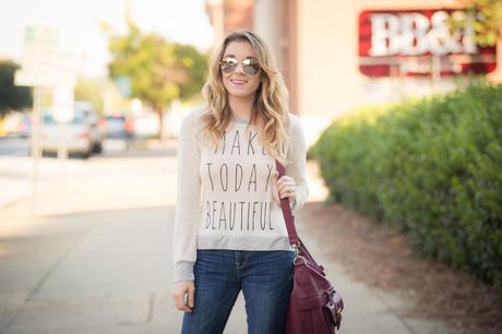 casual chic fall outfit. 