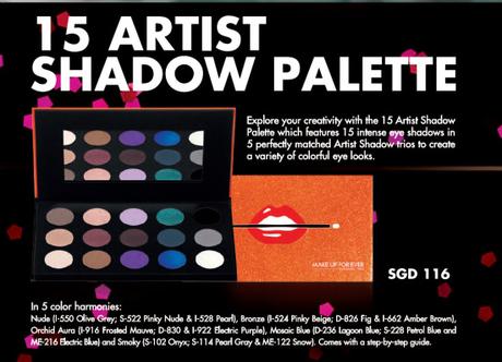 mufe 15 artist shadow palette