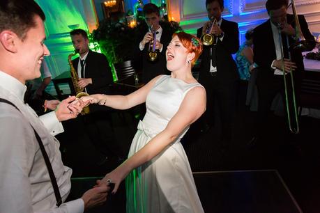 Leeds Club Wedding Photography New York Brass Band Party