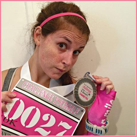 Challenge Yourself Running On The Wall Virtual 10K Race Recap | Virtual Race | Running | Race Swag | Race Selfie