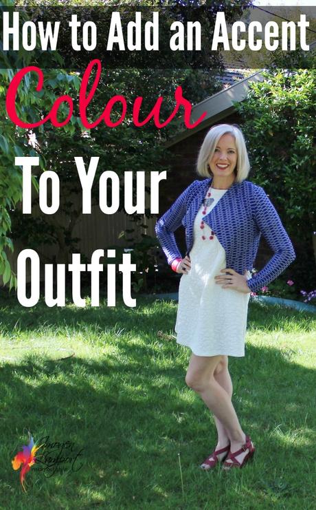 how to add an accent color to your outfit