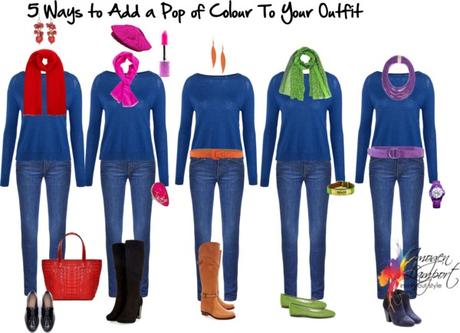 5 ways to add a pop of color to your outfit