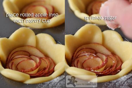 French Apple Roses Mini Tarts