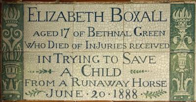 Postman's Park (30): Elizabeth Boxall
