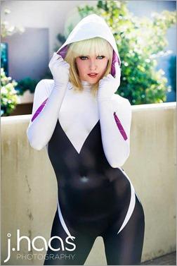 Maid of Might as Spider Gwen (Photo by John Haas Photography) Maid of Might as Spider Gwen (Photo by John Haas Photography)