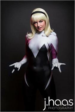 Maid of Might as Spider Gwen (Photo by John Haas Photography) Maid of Might as Spider Gwen (Photo by John Haas Photography)
