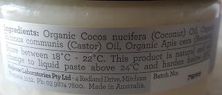 Little Bird Organic Coconut Moisturising Butter