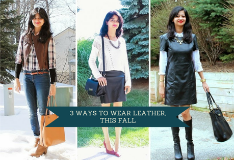 Ways to wear leather in November