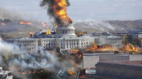 Washington burning