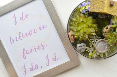 Download a free printable for your fairy garden! 