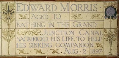 Postman's Park (31): Edward Morris