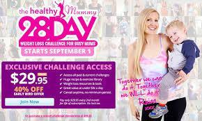 28 day healthy mommy challenge website