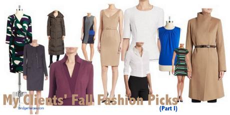 Fall Fashion Picks Chosen by My Clients (Part 1)
