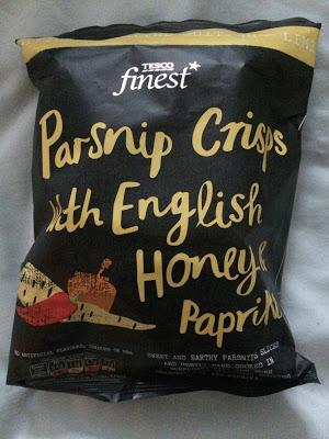 Today's Review: Tesco Finest Parsnip Crisps With English Honey & Paprika