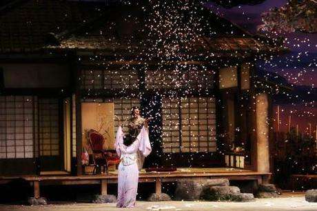 Flower Duet from Act II of NCO's production of Madama Butterfly (Photo: Curtis Brown)