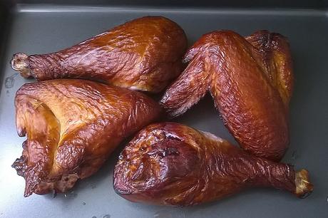 Turkey and Dumpling Soup for #SundaySupper Smoked Turkey WIngs and Drumsticks