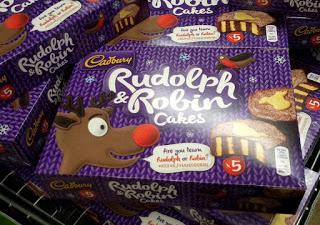 New Instore: Cadbury Rudoph & Robin Cakes & More.