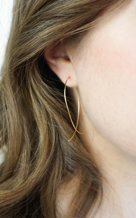 Brass Hoop Earrings DIY | Francois et Moi