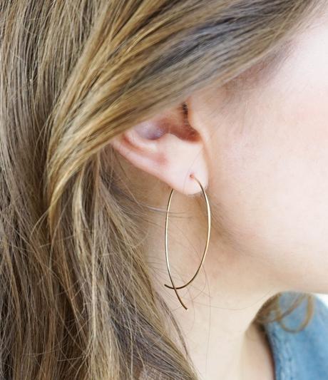 DIY Brass Hoop Earrings | Francois et Moi