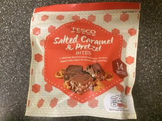 Today's Review: Tesco Salted Caramel & Pretzel Bites