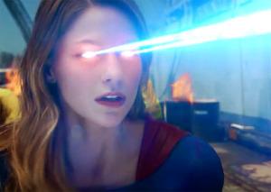 supergirl laser eyes