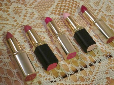 Tryng Out New Lipsticks: L'Oreal Edition