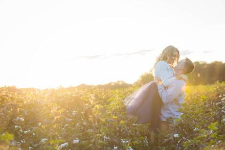 Fall family photos. Fall family photos in a tulle skirt in a cotton field-The Samantha Show