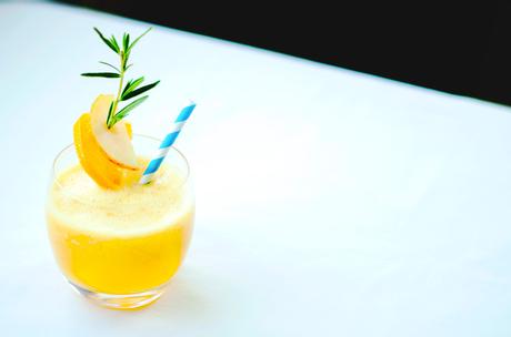 Pear + Orange Rosemary Infused Beverage /// (Refined Sugar-Free) (Kid - Friendly) /// Something Sweet + Homemade + Special ///