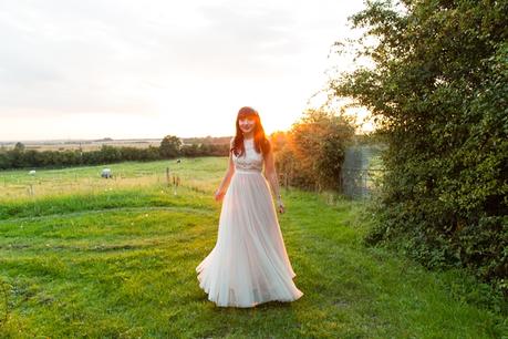 Sunset Photographs of Bride 