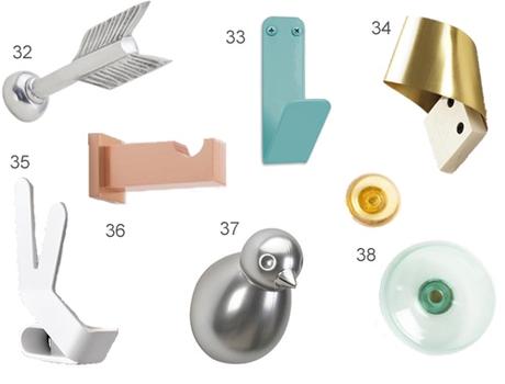 Get the Look: 38 Decorative Wall Hooks decorative-wall-hooks-4