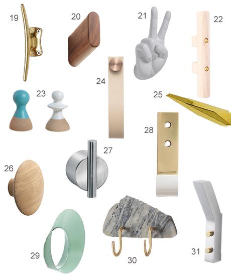 Get the Look: 38 Decorative Wall Hooks decorative-wall-hooks-3