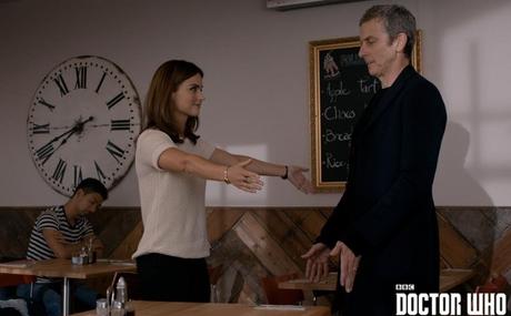 Doctor Who Clara Hug Season 8 Finale