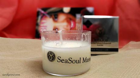 November 2015 Fab Bag Review, sea soul massage candle 