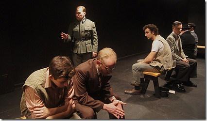 Justin Burns, Jeremy Pfaff, Tim Parker, Matt Browning, Jim Morley, Tom Lally and Jeremy Trager star in Redtwist Theatre's Review: Incident at Vichy (Redtwist Theatre)