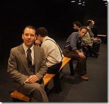 Michael Sherwin, Zach De Nardi, David Giannini, Matt Browning and Jim Morley star in Redtwist Theatre's Review: Incident at Vichy (Redtwist Theatre)