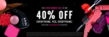 NYX CYBER MONDAY SALE IS LIVE! NYX CYBER MONDAY SALE IS LIVE!