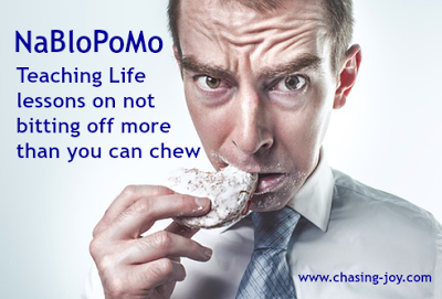 Say No to NaBloPoMo: Bitting Off More Than You Can Chew