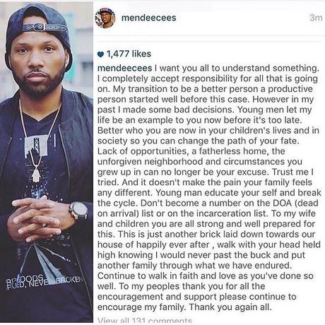 Mendeecees Sentence To 8 Years In Prison Embedded image permalink
