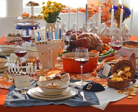 Happy Hanukkah 2015 to our Jewish Friends around the World Hanukkah Table