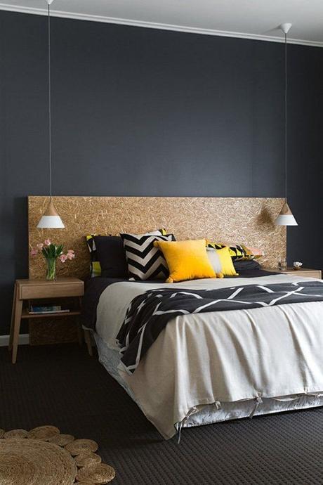 Balancing Bold and Neutral in the Bedroom DIY Home Decorating: 10 Rooms With Affordable Materials Looking Awesome:
