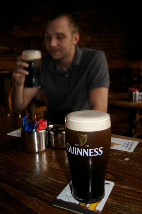 Savoring a first Guinness on Irish soil