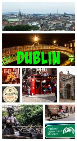 Dublin pin collage