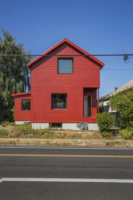 Red House facade windows