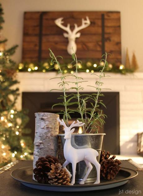 Holiday Decor I Love this Year I love the display for a coffee or kitchen table, not a huge fan of the mantelpiece though.: