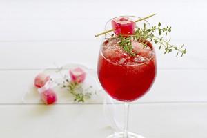 Kick back with a Cranberry and Turkish Delight Cocktail