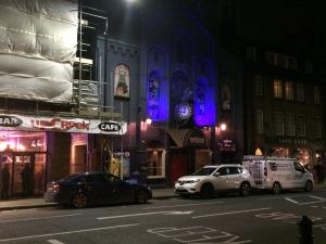 UK comedy – Three deaths and a birth Up The Creek with new bar to left and Lord Hood pub to right