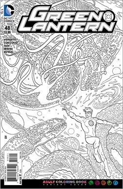 Green Lantern #48 Adult Coloring Book Variant Green Lantern #48 Adult Coloring Book Variant