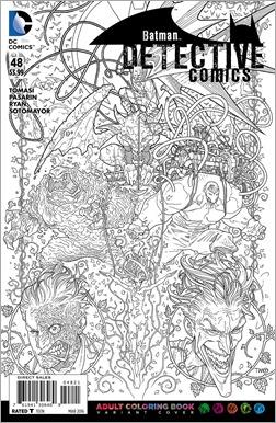 Detective Comics #48 Adult Coloring Book Variant Detective Comics #48 Adult Coloring Book Variant