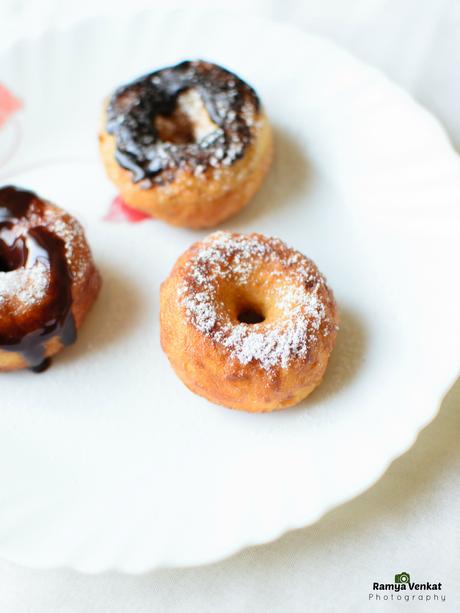 eggless donuts recipe - donuts without yeast